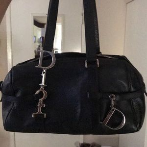 Black Dior purse